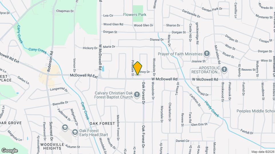 1526 W McDowell Rd Map and Location Details