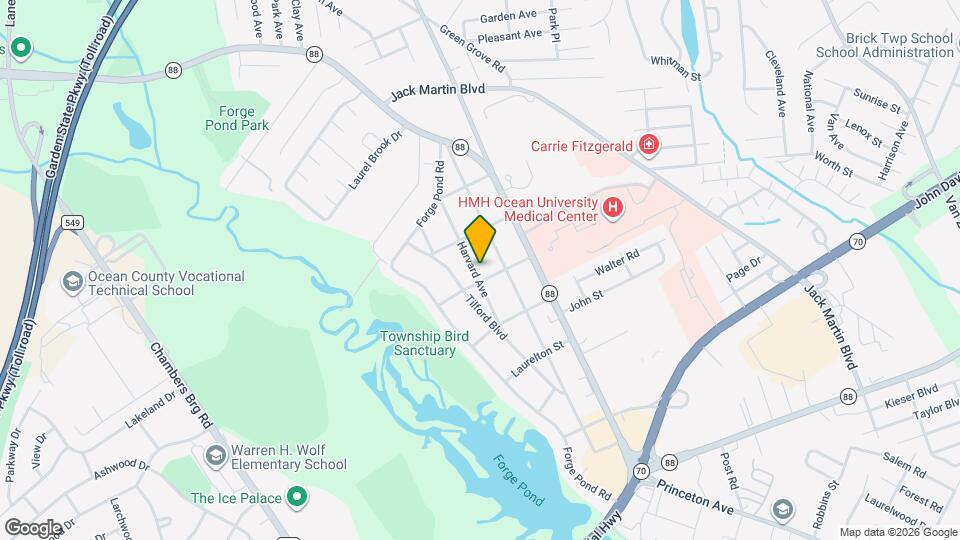 1632 Harvard Ave Map and Location Details