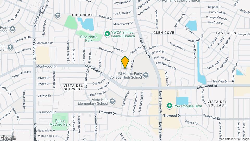 2045 Solano Dr Mapa y Detalles de la Ubicación