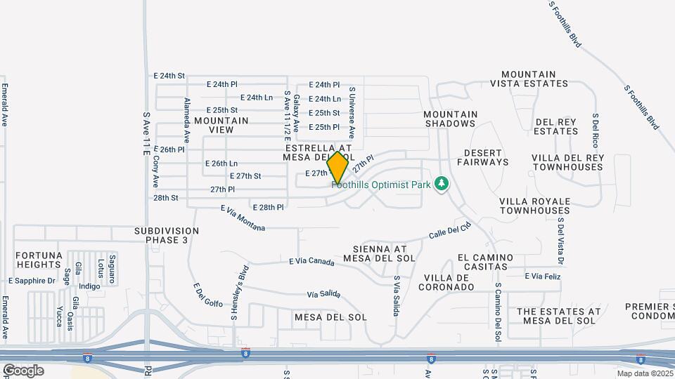 11645 E 27th Pl Map and Location Details