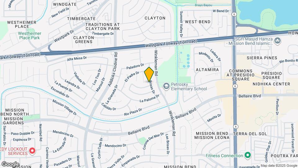 15202 La Mancha Dr Map and Location Details