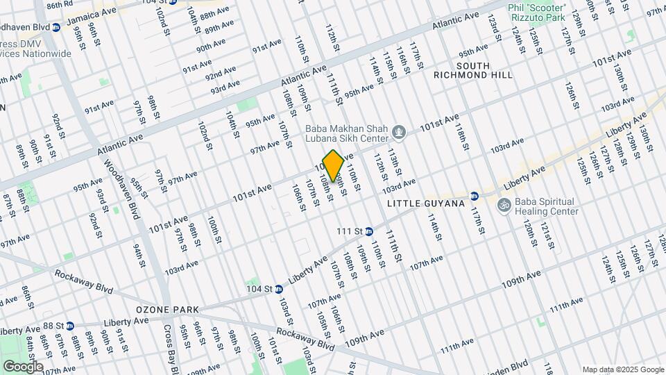 101-33 108th St Map and Location Details