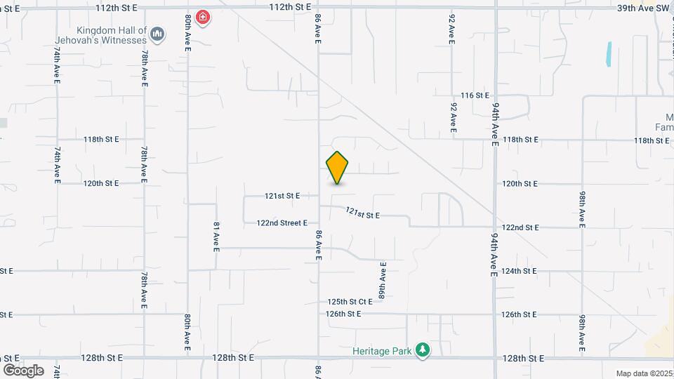 8613 120th St Ct E Map and Location Details