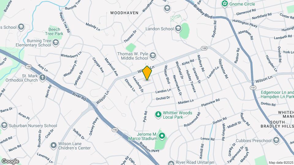 6405 Middleburg Ln Map and Location Details