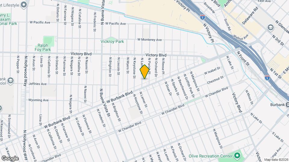 1020 N Lamer St Map and Location Details