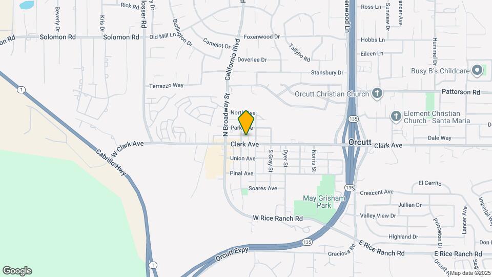 215 E Clark Ave Map and Location Details