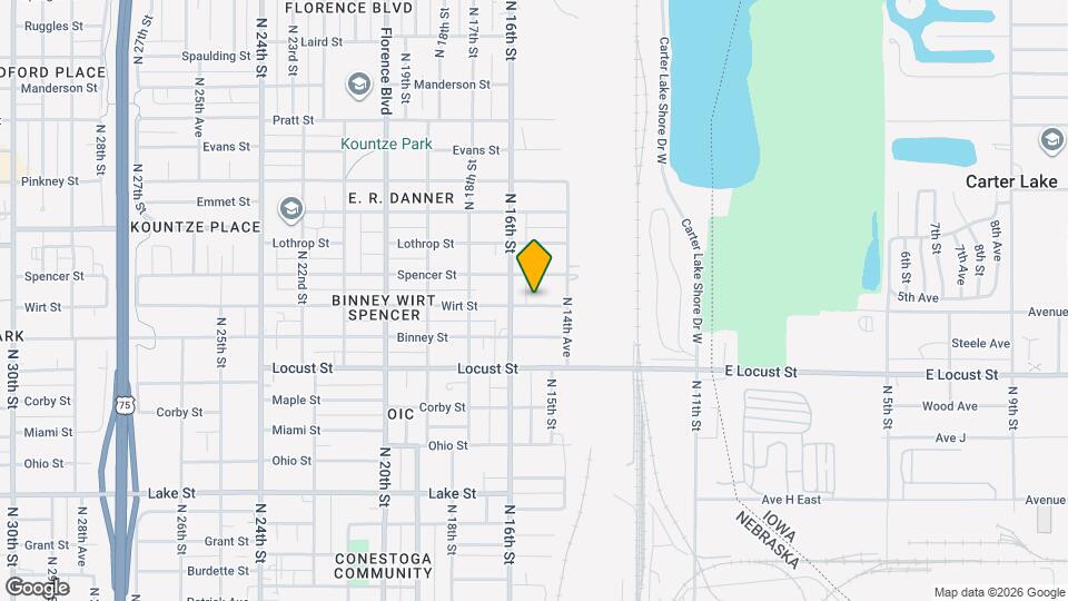 1478 Wirt St Map and Location Details