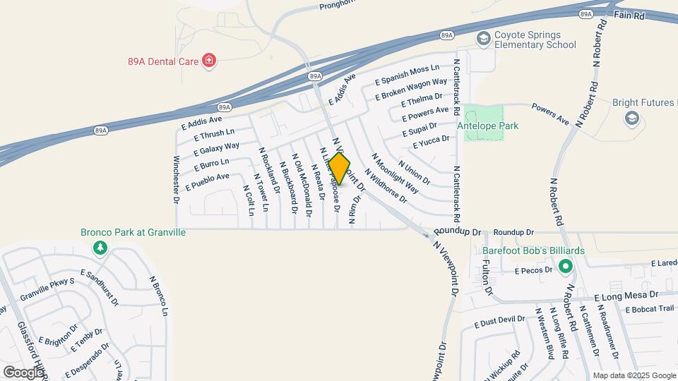 6141 N Little Papoose Dr Map and Location Details