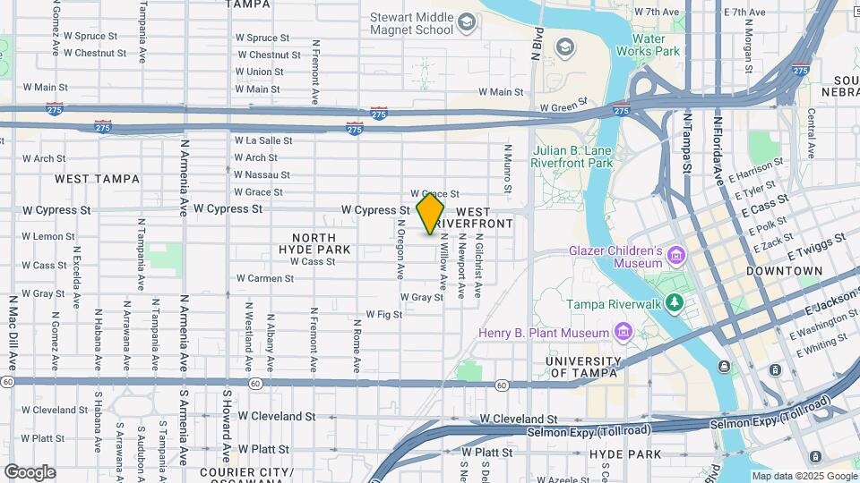 1311 W Lemon St Map and Location Details