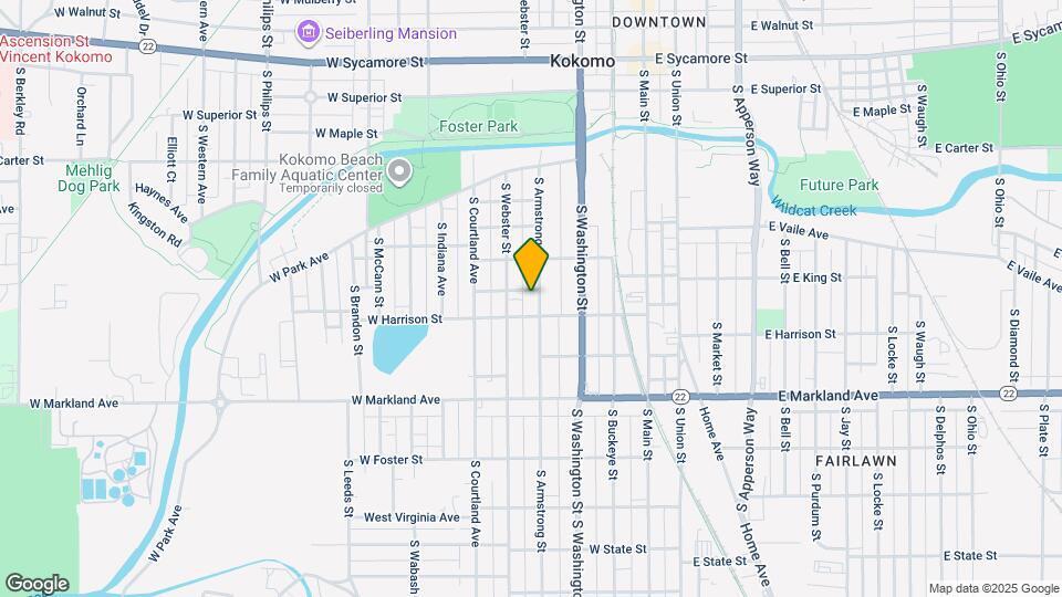 733 S Armstrong St Map and Location Details