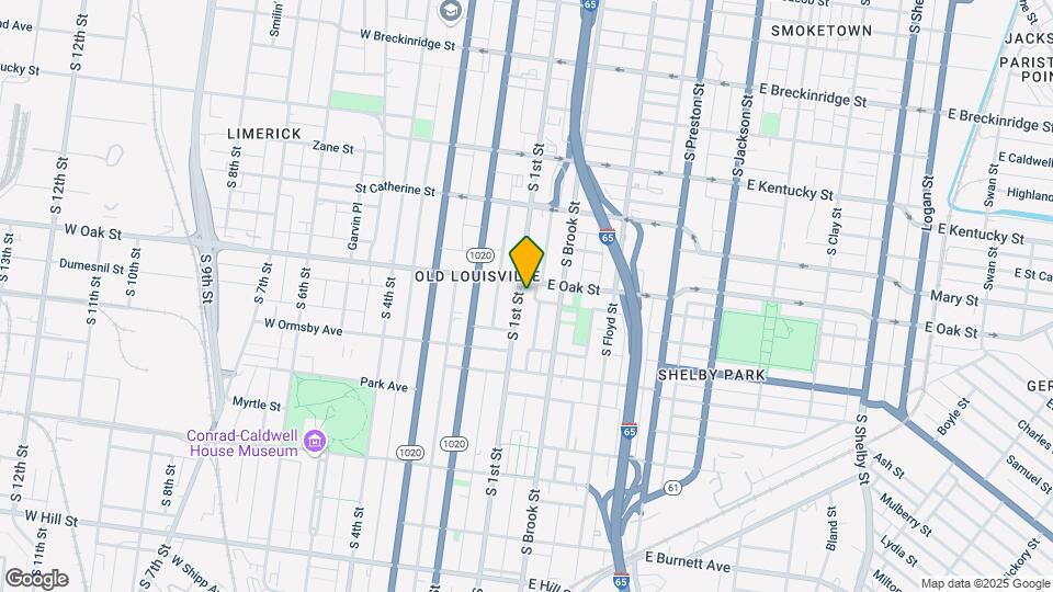 1209 S 1st St Map and Location Details