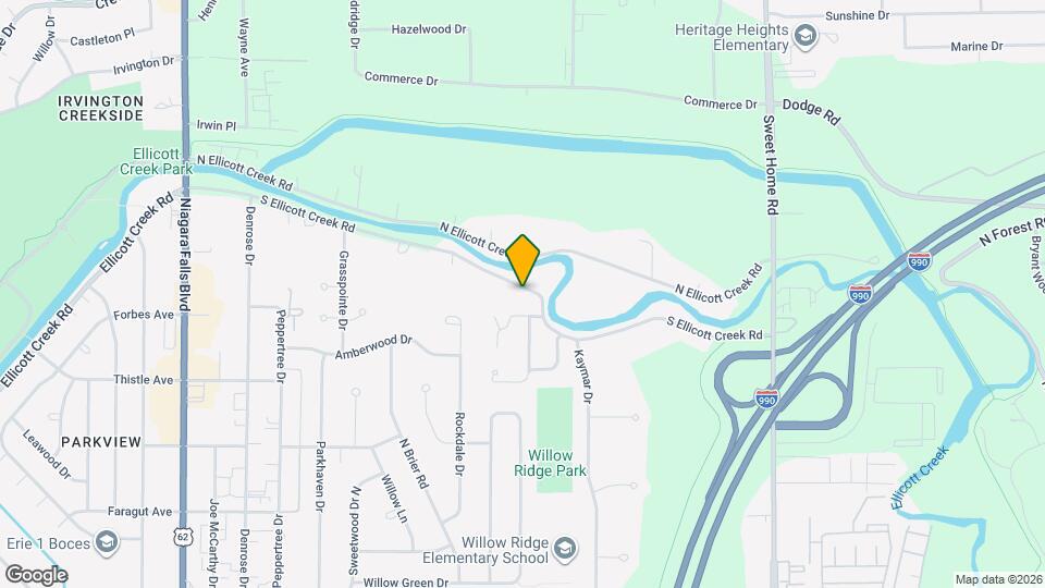 383 S Ellicott Creek Rd Map and Location Details