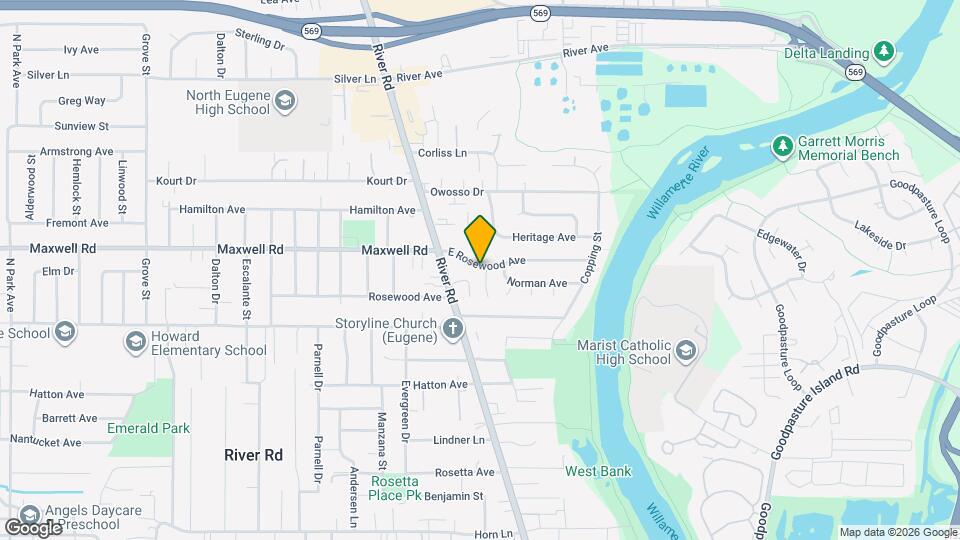 80 E Rosewood Ave Map and Location Details