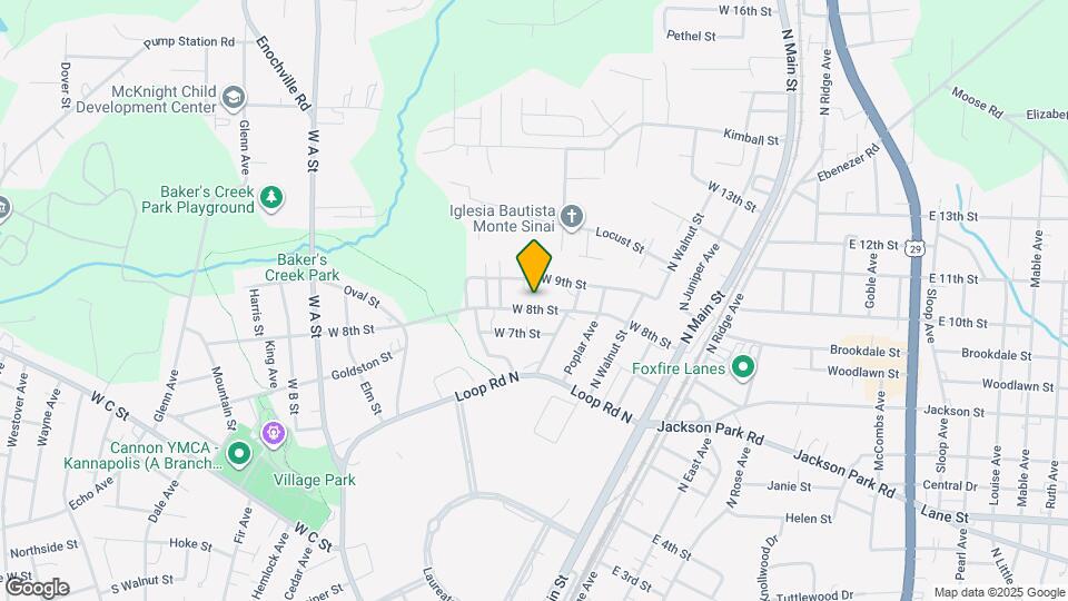 522 W 8th St Map and Location Details