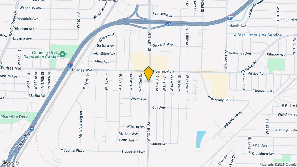 4488 W 150th St, Unit Down Map and Location Details