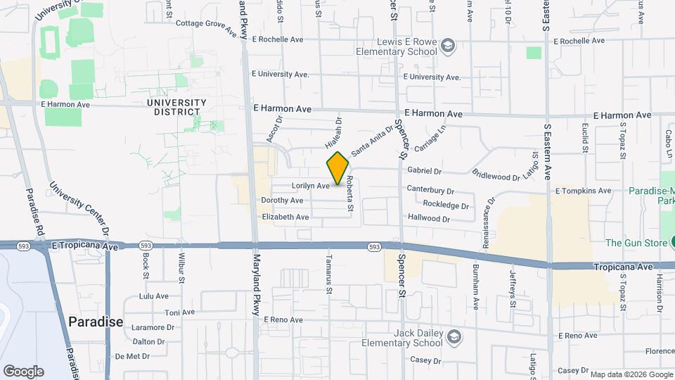 1523 Lorilyn Ave Map and Location Details