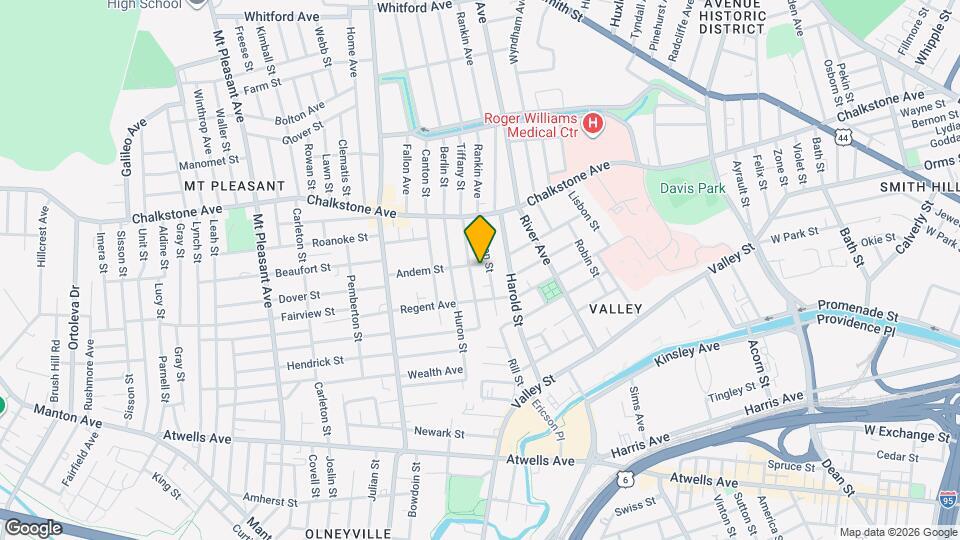 8 Andem St, Unit Unit 3 Map and Location Details