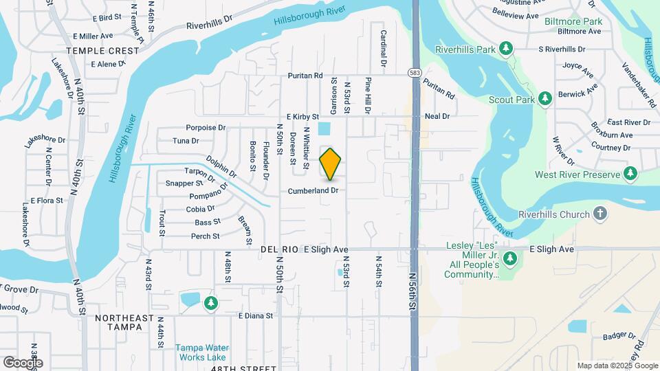 5208 Cumberland Dr Map and Location Details