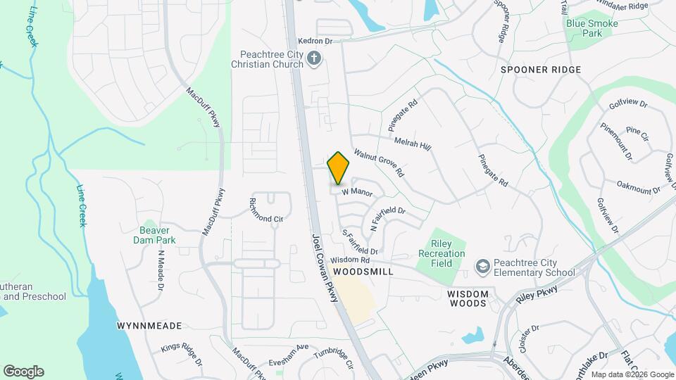 630 W Manor Map and Location Details