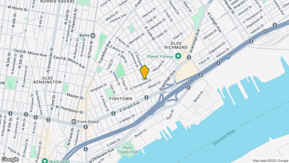 719 E Thompson St Map and Location Details