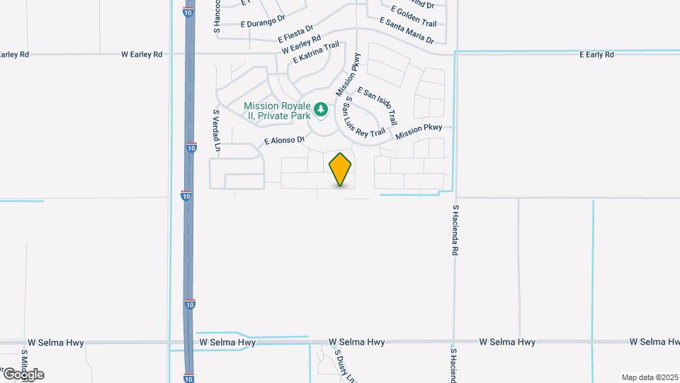 2521 E Rosario Mission Dr Map and Location Details