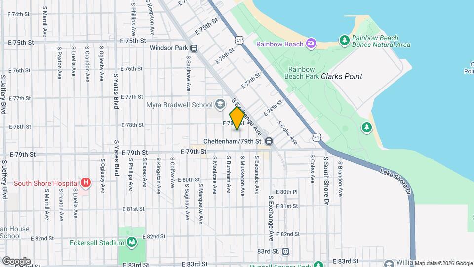 7820 S Muskegon Ave, Unit 1 Mapa y Detalles de la Ubicación