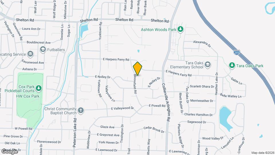 1016 Moorefield Rd Map and Location Details