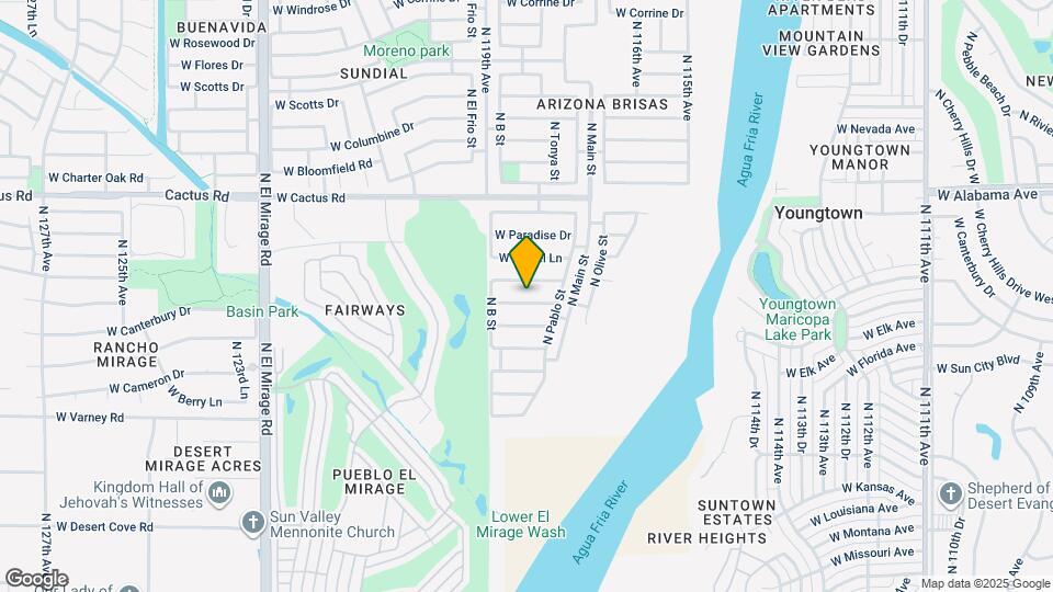 11818 W Sunnyside Dr Map and Location Details