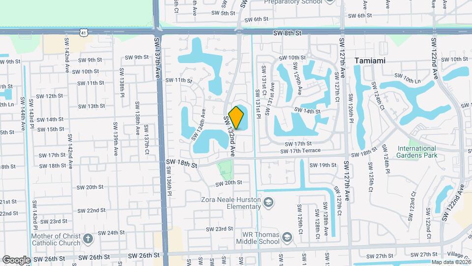 13163 SW 15th Ln Map and Location Details