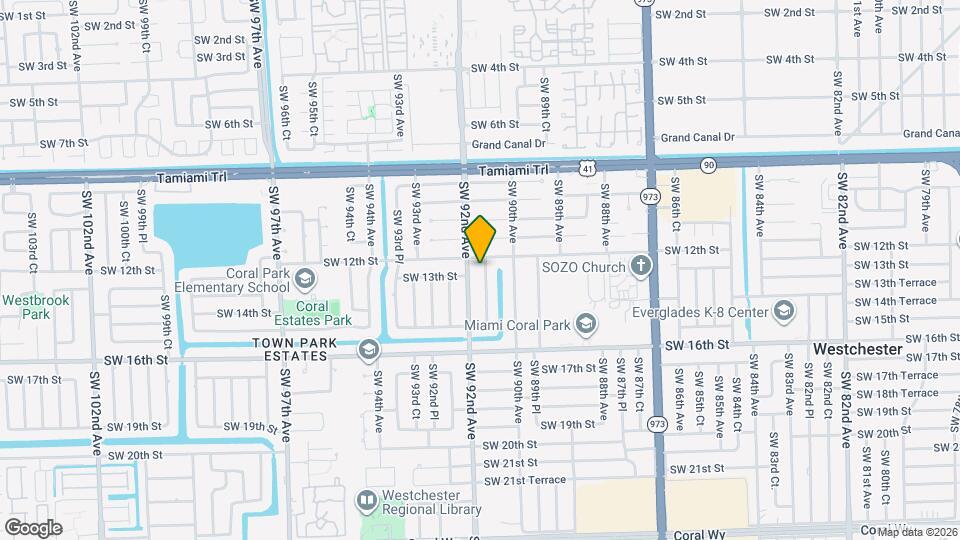 1210 SW 91 Ave Map and Location Details