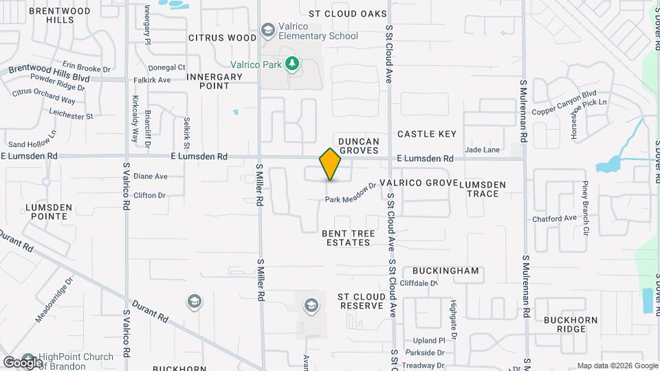 2620 Abbey Grove Dr Mapa y Detalles de la Ubicación