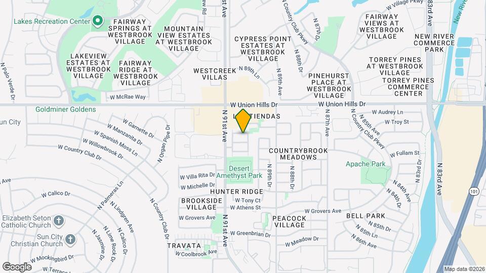 9035 W Bluefield Ave Map and Location Details