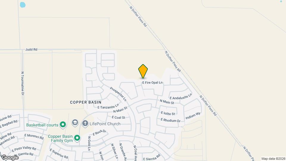 4610 E Fire Opal Ln Map and Location Details