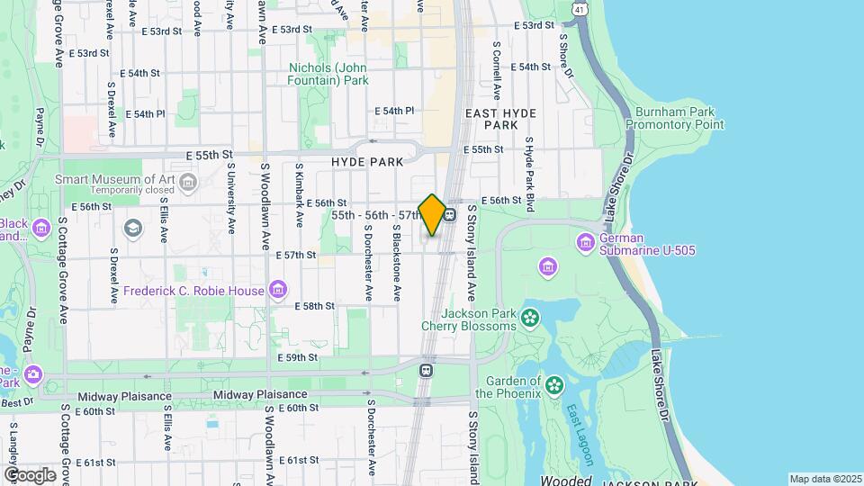 5647 S Harper Ave Map and Location Details