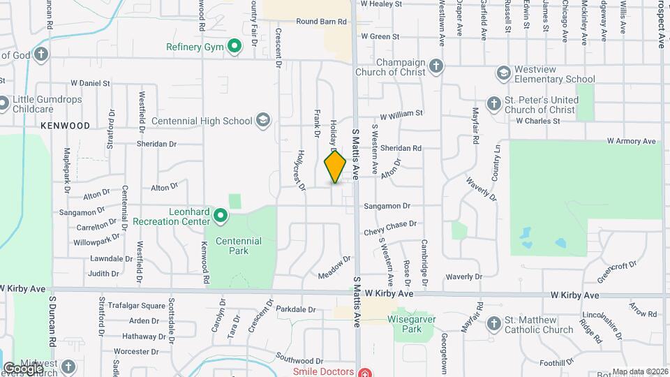 1212 Holiday Dr Map and Location Details