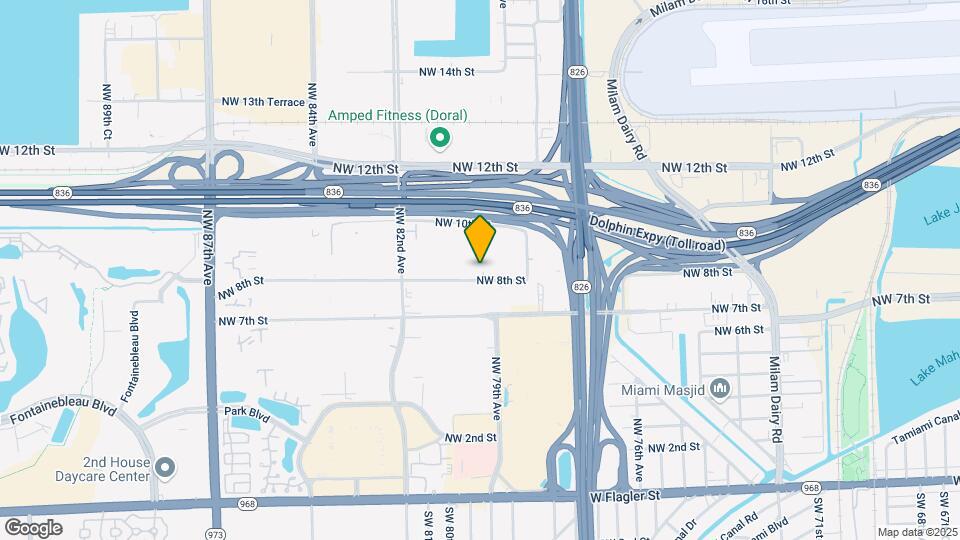 8025 NW 8th St Map and Location Details