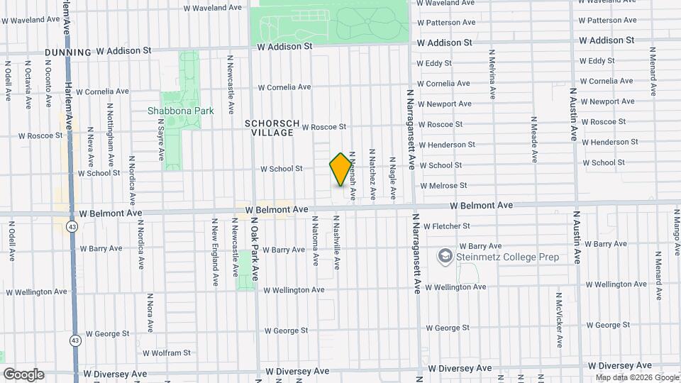 6550 W Belmont Ave Map and Location Details