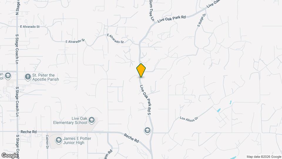 730 Live Oak Park Rd S, Unit Main House Map and Location Details