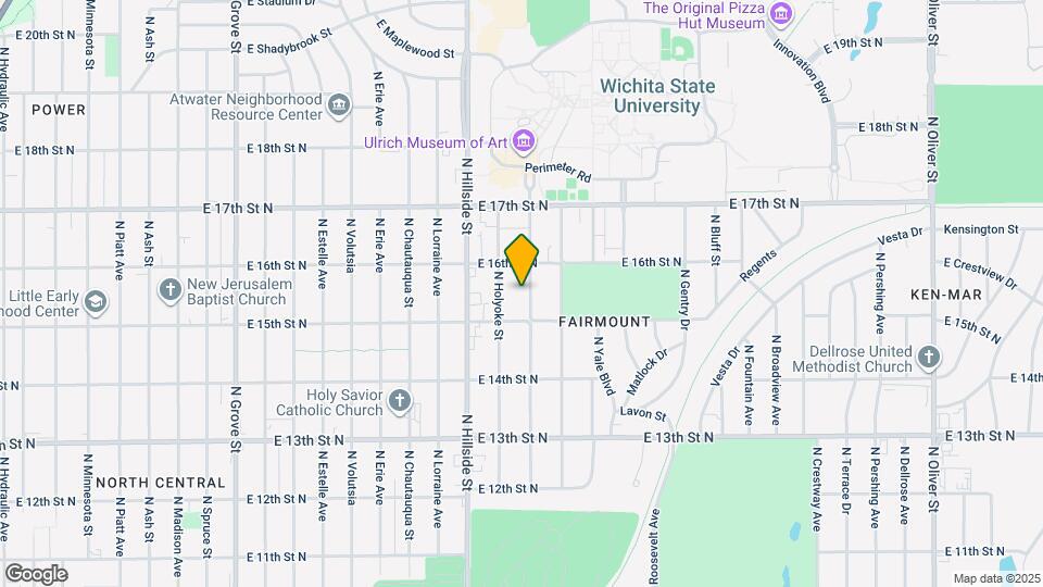 1629 Fairmount St Map and Location Details