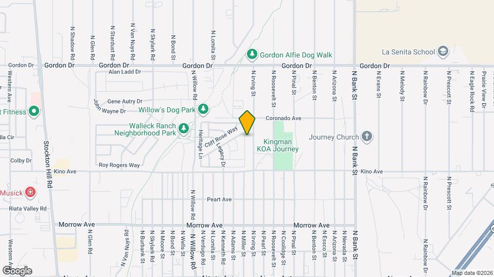 3838 Meadowbrook Ln Map and Location Details