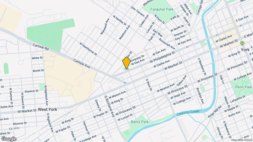 719 W Philadelphia St Map and Location Details