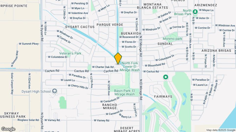 12510 W Charter Oak Rd Map and Location Details