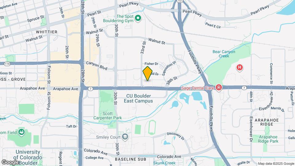 3401 Arapahoe Ave, Unit 304 Map and Location Details