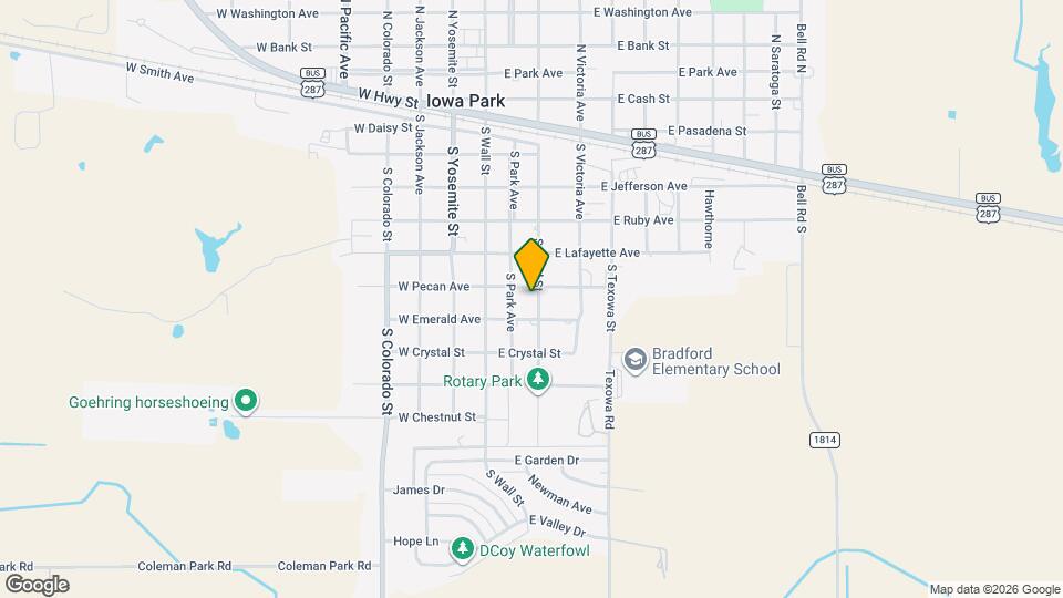 610 S Bond St Map and Location Details