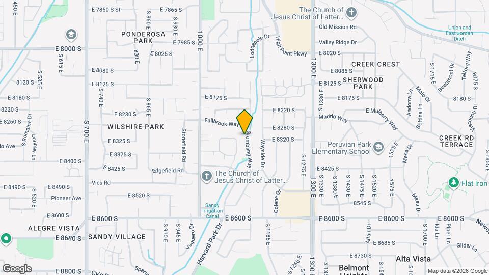 8318 Grambling Way Mapa y Detalles de la Ubicación