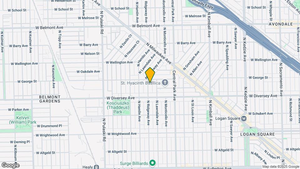 2845 N Ridgeway Ave Map and Location Details