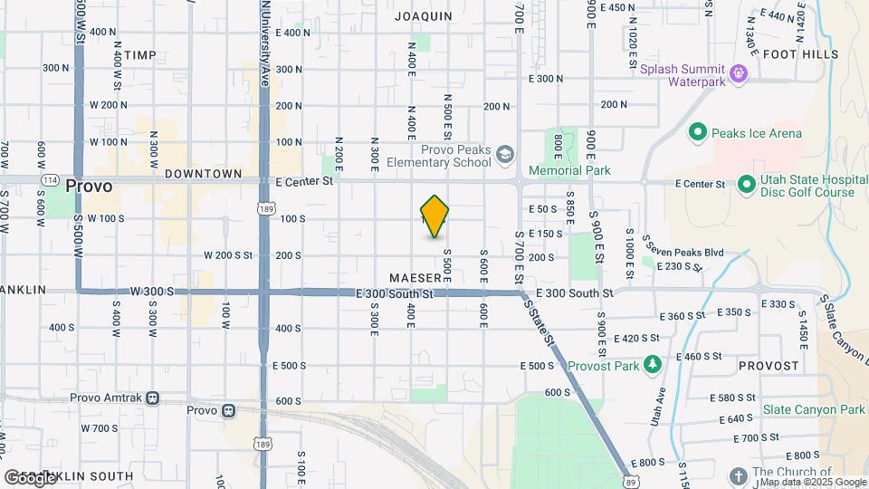 Maeser School Apartments Map and Location Details