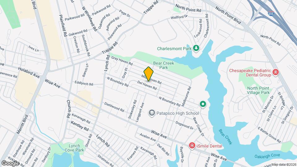 8100 Del Haven Rd Map and Location Details