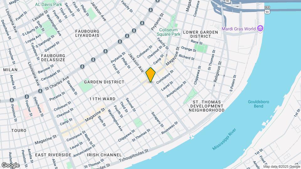 1014 Jackson Ave Mapa y Detalles de la Ubicación