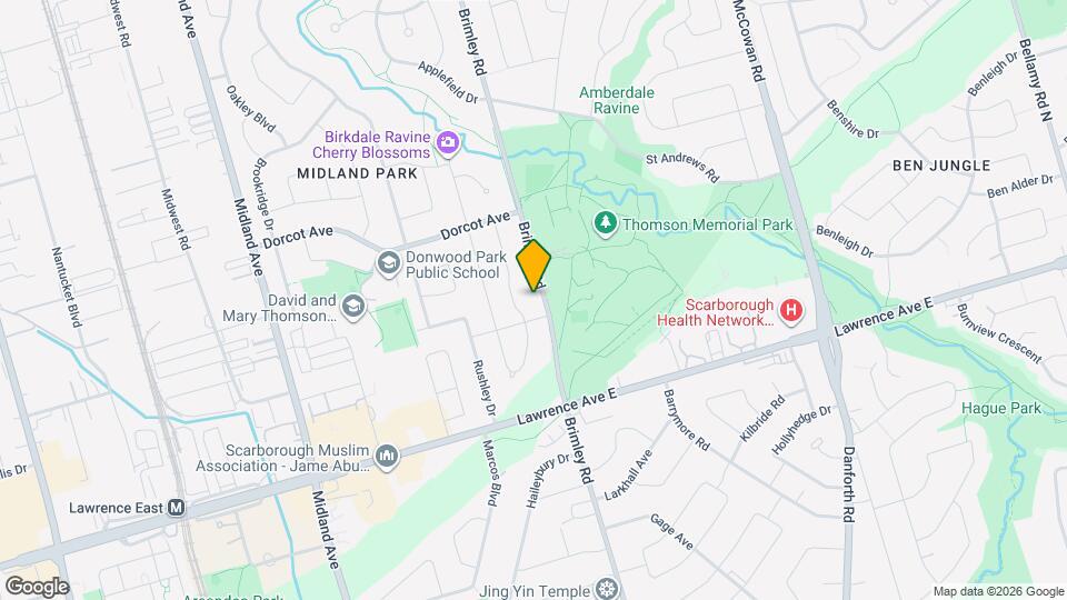 994 Brimley Rd Map and Location Details